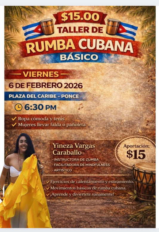 Taller de rumba cubana - básico