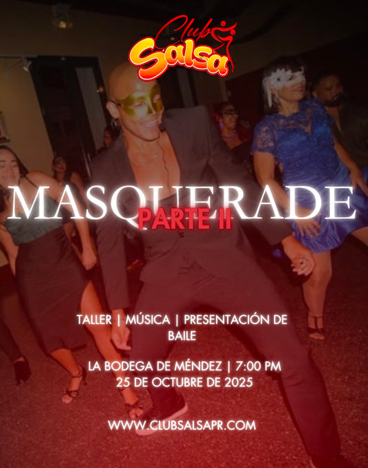 MASQUERADE SALSA NIGHT!